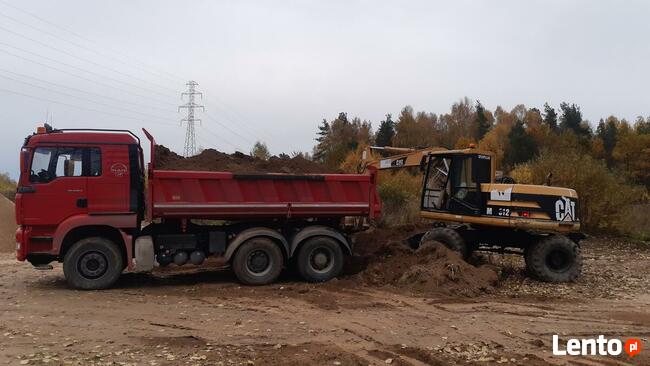 wywrotka, koparka, minie koparka, koparko ładowarka