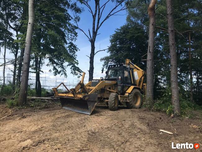 roboty ziemne, wykopy, równanie terenu, koparka, transport