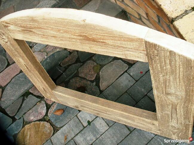 Stara rama okienna, okno retro loft lustro, zdjęcia 91x70