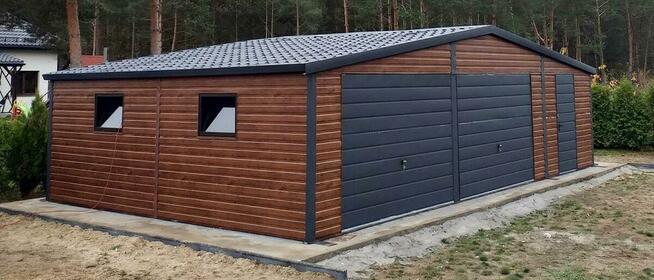 Garaż 4mx5m,ocynk, brama dwuskrzydłowa, spad do tyłu