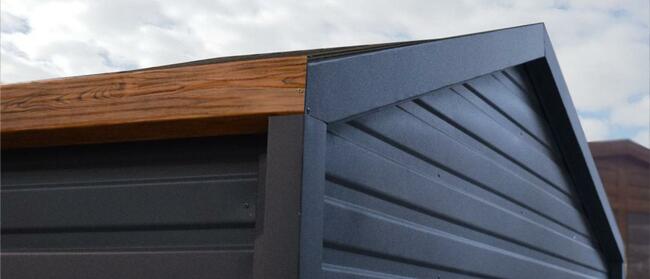 Garaż 4mx5m,ocynk, brama dwuskrzydłowa, spad do tyłu