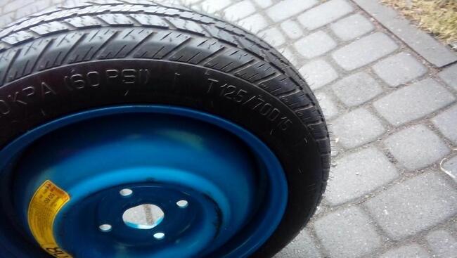 koło , opona dojazdowa 15 et 44. 4x108