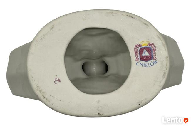 Podwójny porcelanowy świecznik Ćmielów