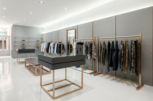 Ekskluzywny Butik wyposażenie sklepów , garderoby loft