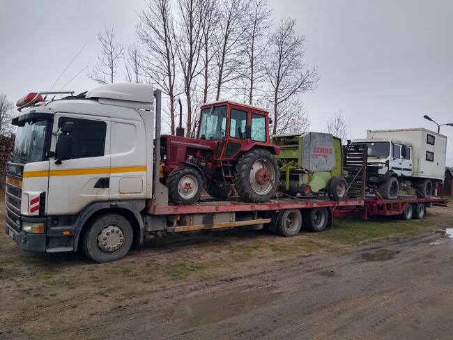 Transport sprzętu rolniczego i budowlanego pomoc drogowa