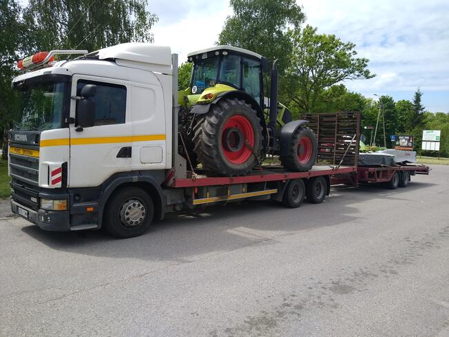 Transport sprzętu rolniczego i budowlanego pomoc drogowa