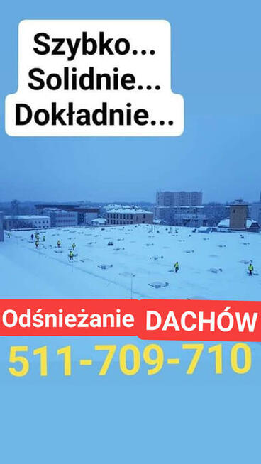 Suwałki Odśnieżanie dachu
