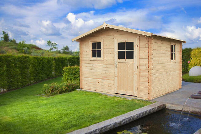 Sauna ogrodowa Fińska 316 x 316 CM domek drewniany altana