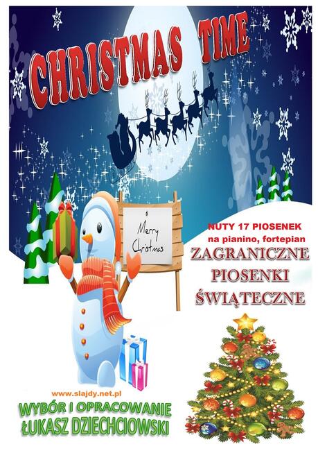 Piosenki świąteczne na fortepian pianino, nuty, nowe, kolędy