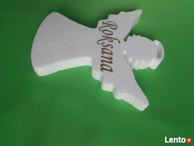 Aniołek z imieniem dziecka Pierwsza Komunia