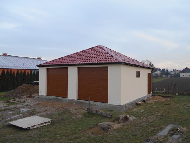 Garaże blaszane - tynkowane PROMOCJA - 20%
