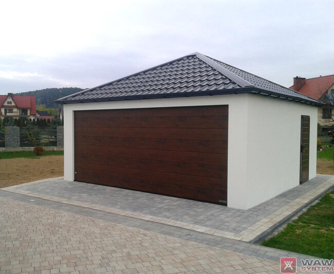 Garaże blaszane - tynkowane PROMOCJA - 20%