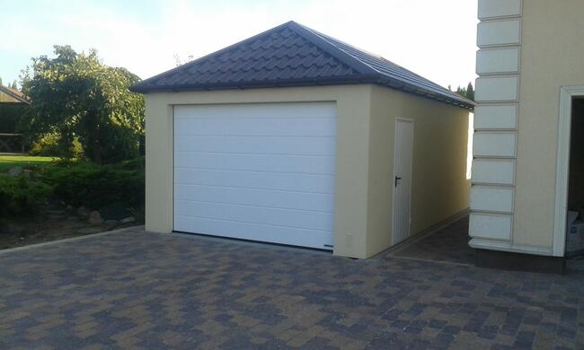 Garaże blaszane - tynkowane PROMOCJA - 20%