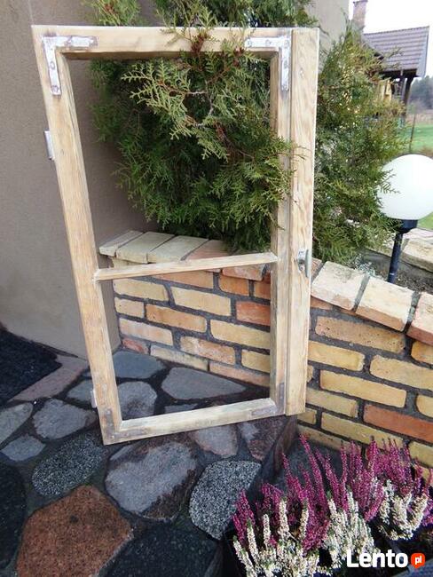 Stara rama na lustro aranżacja loft retro industrial 58x100