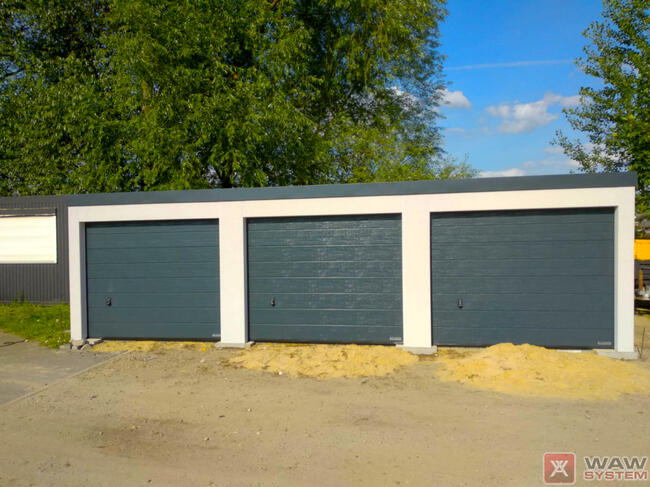 Garaże blaszane - tynkowane PROMOCJA - 20%