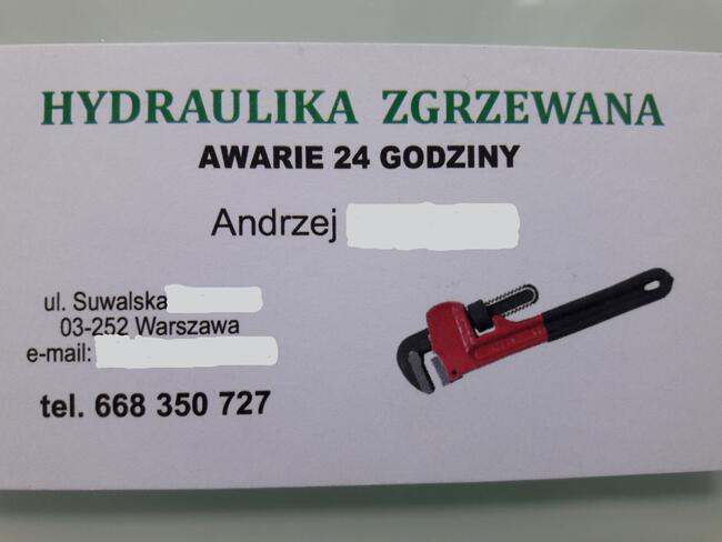 HYDRAULIK - AWARIE CAŁODOBOWO WARSZAWA I OKOLICE