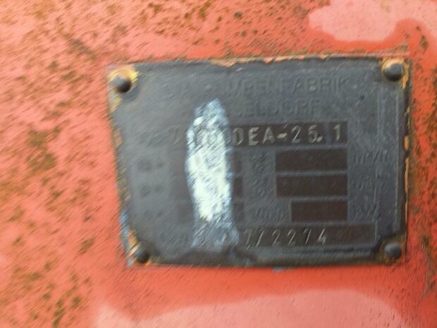 Używana pompa do odwodnień.