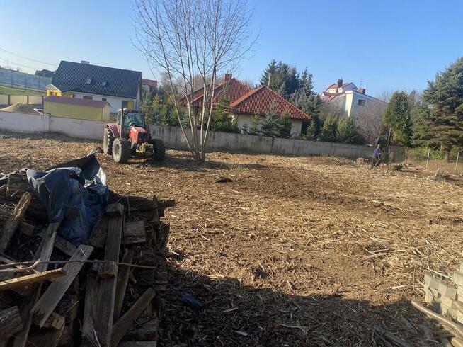 karczowanie działki Lublin, wycinka drzew, równanie działki