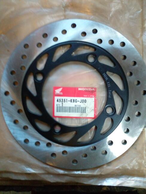 tarcza hamulcowa honda