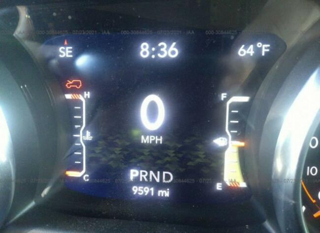 Jeep Wrangler 2021, 3.0L, 4x4, SAHARA, po kradzieży