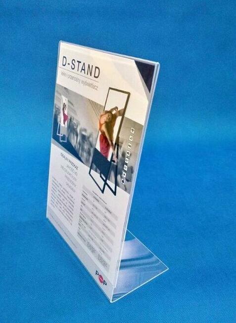 Stojaki typu L na ulotkę A4