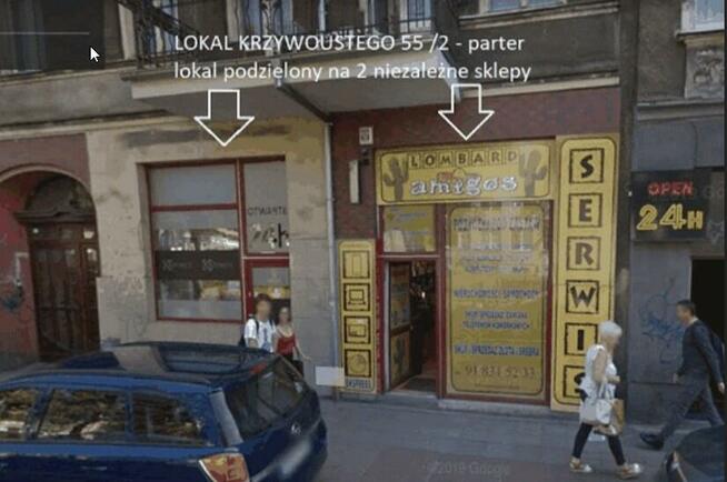 Lokal ul.Krzywoustego 55 - okolice placu Kościuszki