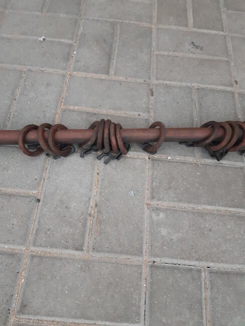 Karnisz z drewniany 110 cm