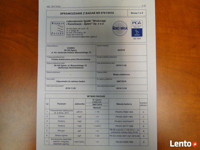 Woda demineralizowana 10 L