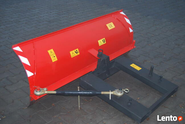 Pług śnieżny do wózka widłowego , na widły , lemiesz gumowy