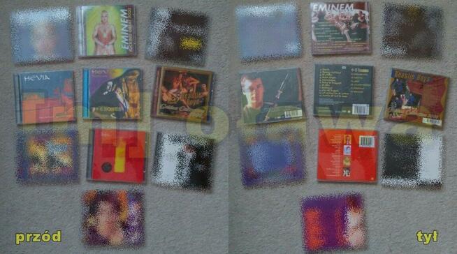muzyczna kolekcja płyt CD różny rodzaj muzyki Madonna Eminem