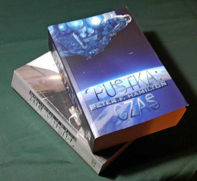 Peter Hamilton Pustka i Czas komplet fantasy sf grube!