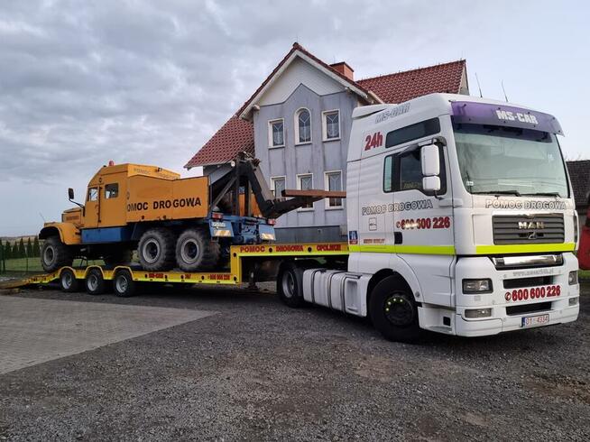 TRANSPORT NISKOPODWOZIOWY JEŁOWA POMOC DROGOWA HOLOWNIK