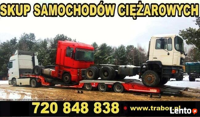 SKUP CIĘŻARÓWEK, CIĄGNIKÓW SODŁOWYCJ