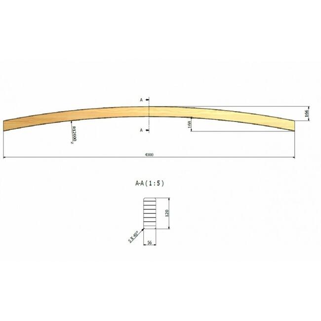 KROKIEW GIĘTA 4m Wiata Pergola Taras Altana Dach