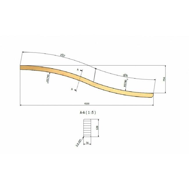 KROKIEW GIĘTA 4m Wiata Pergola Taras Altana Dach