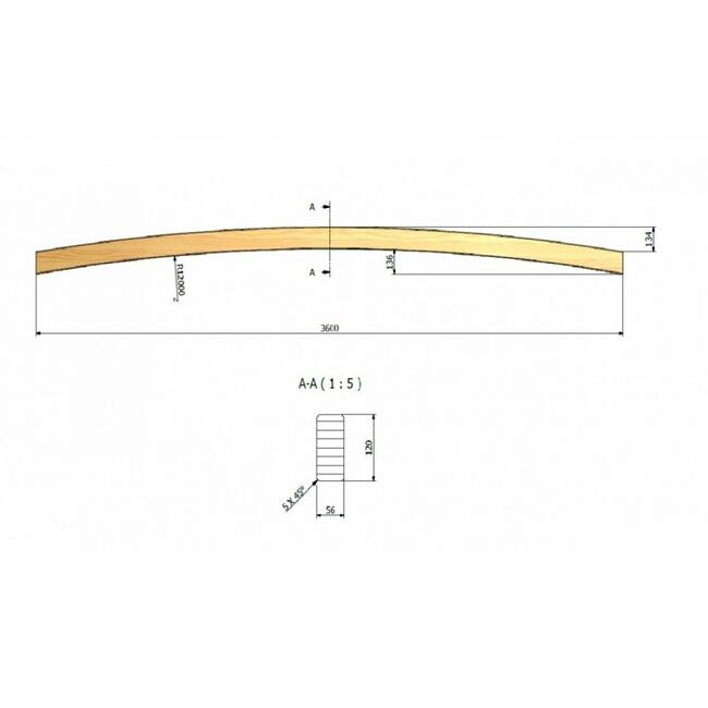 KROKIEW GIĘTA 3,5m Wiata Pergola Taras Altana Dach