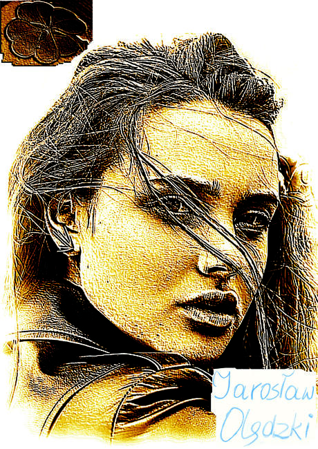 Portrety cyfrowe ze zdjęć legitymacyjnych i ślubnych i in,