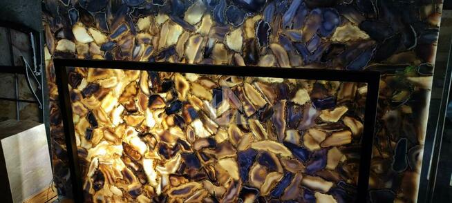 Luksusowa płyta dekoracyjna z Agatów Black