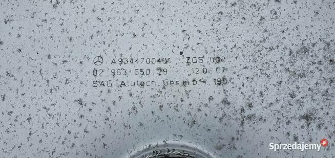 MERCEDES ZBIORNIK PALIWA 650 L A9344700401