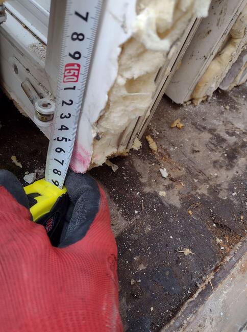 Drzwi Balkonowe Okno PCV 158 x 198