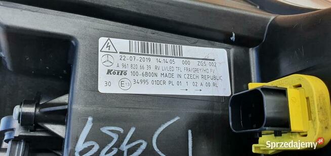 ACTROS MP4 MP5 REFLEKTOR LAMPA XENON LED A9618206639