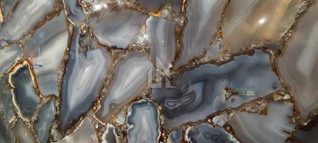 Luksusowa płyta dekoracyjna z Agatów Black