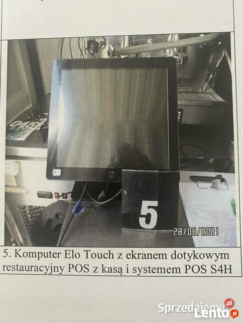 Syndyk sprzeda Komputer ELO TOUCH