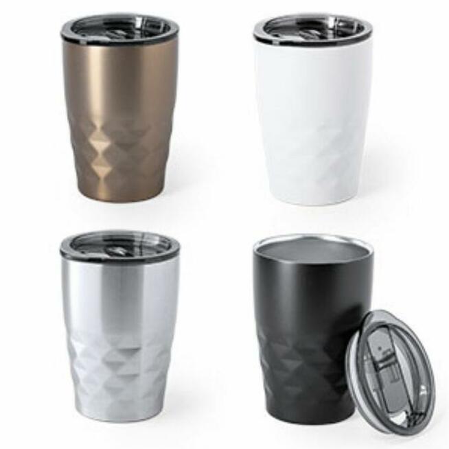 Kubki logo, grawer różne rodzaje