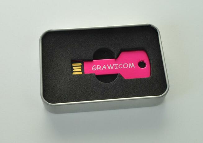 Pendrive pamięć usb z logo grawer 16 GB 50 szt. różne kolory