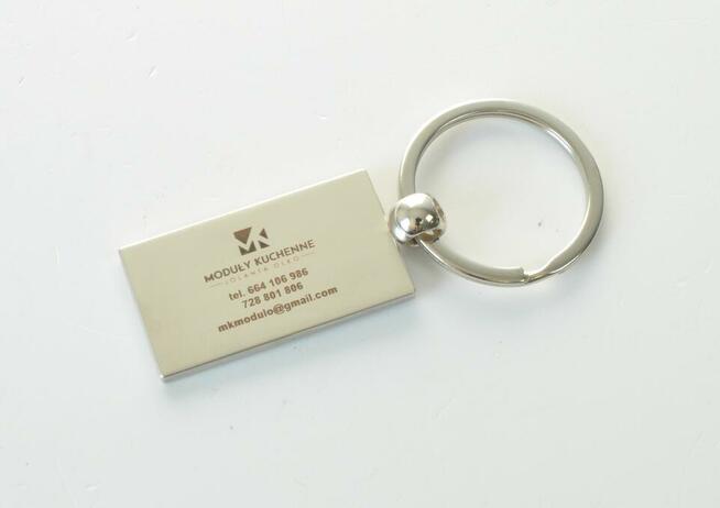 Breloki do kluczy z grawerem, logo różne rodzaje