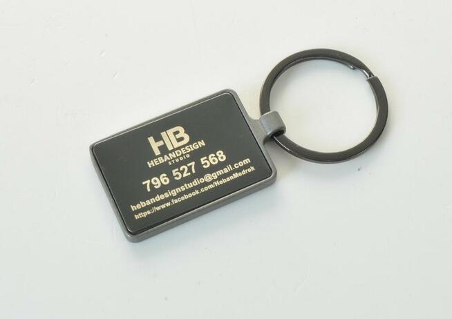 Breloki do kluczy z grawerem, logo różne rodzaje