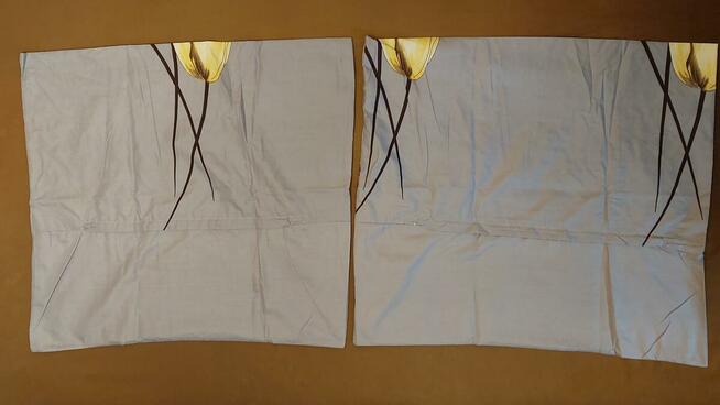 Dwie nowe nieużywane poszewki do poduszek 70 x 80 cm - Ełk