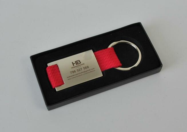 Breloki do kluczy z grawerem, logo różne rodzaje