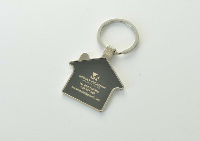 Breloki do kluczy z grawerem, logo różne rodzaje
